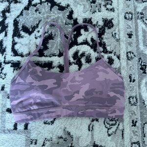Lululemon Purple Camouflage Sports Bra